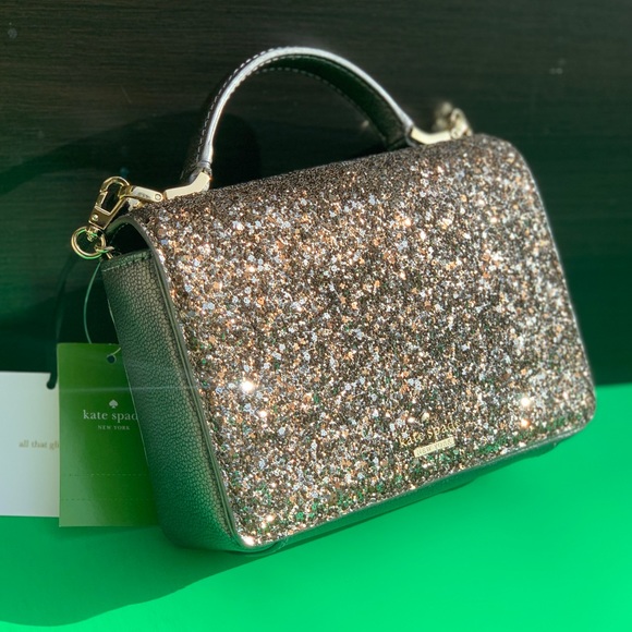 Kate Spade Maisie Laurel Way Glitter Crossbody Bag - Picture 5 of 8